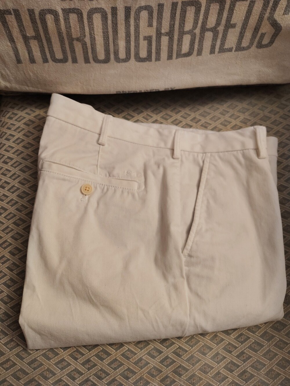 IZOD SALTWATER FLAT FRONT CHINO  classic Trousers Pant STRAIGHT Leg 32 x 32